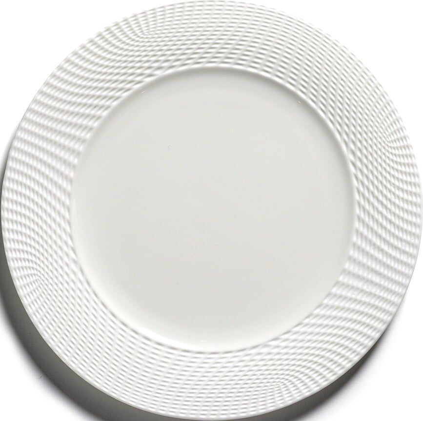 Dezertní talíře Nido, 14 cm, bílé, 4 ks