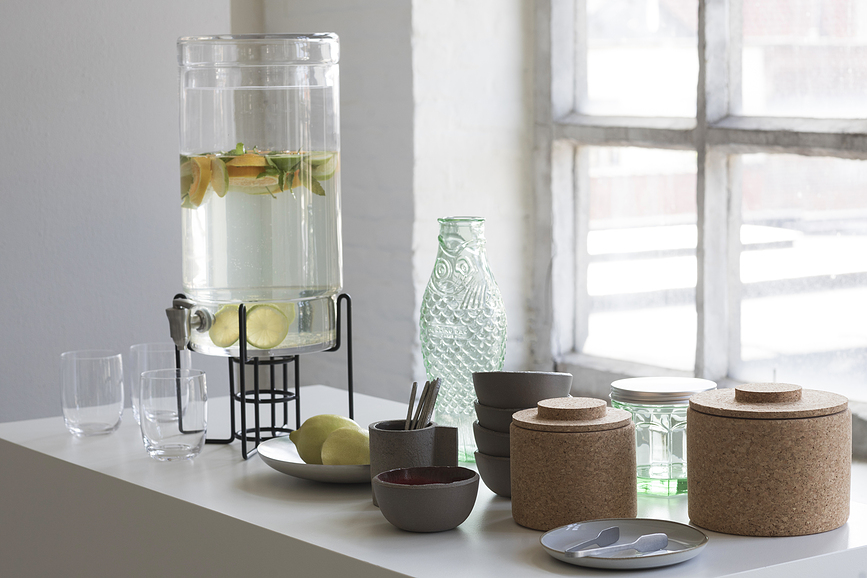 Dispensador de Bebidas Serax, con grifo y soporte, 10 L