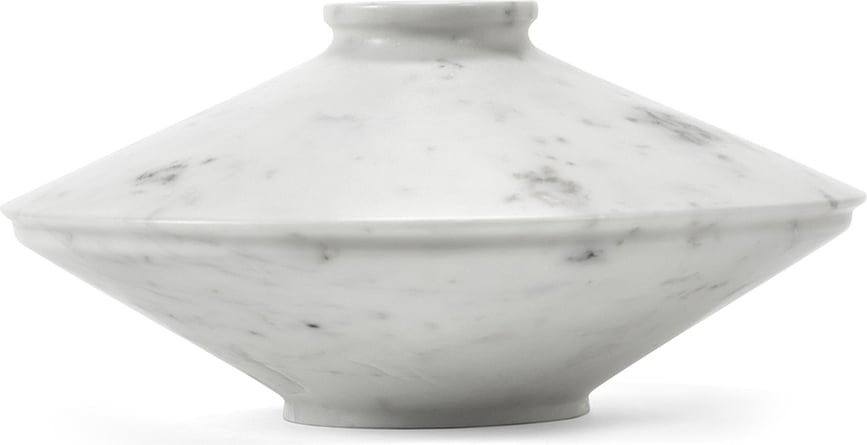 Dune °1 Vaza dekorativna 15 cm bijela