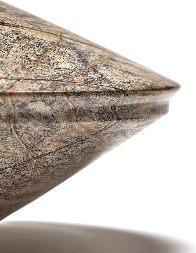 Dune °1 Vaza okrasna, 15 cm, bela