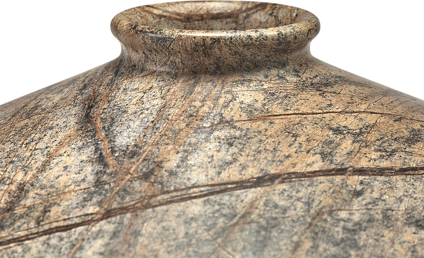 Dune °1 Vaza okrasna, 15 cm, bela