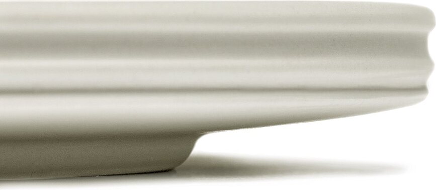 Dune Assiettes Plates 33 cm, marron, Lot de 2