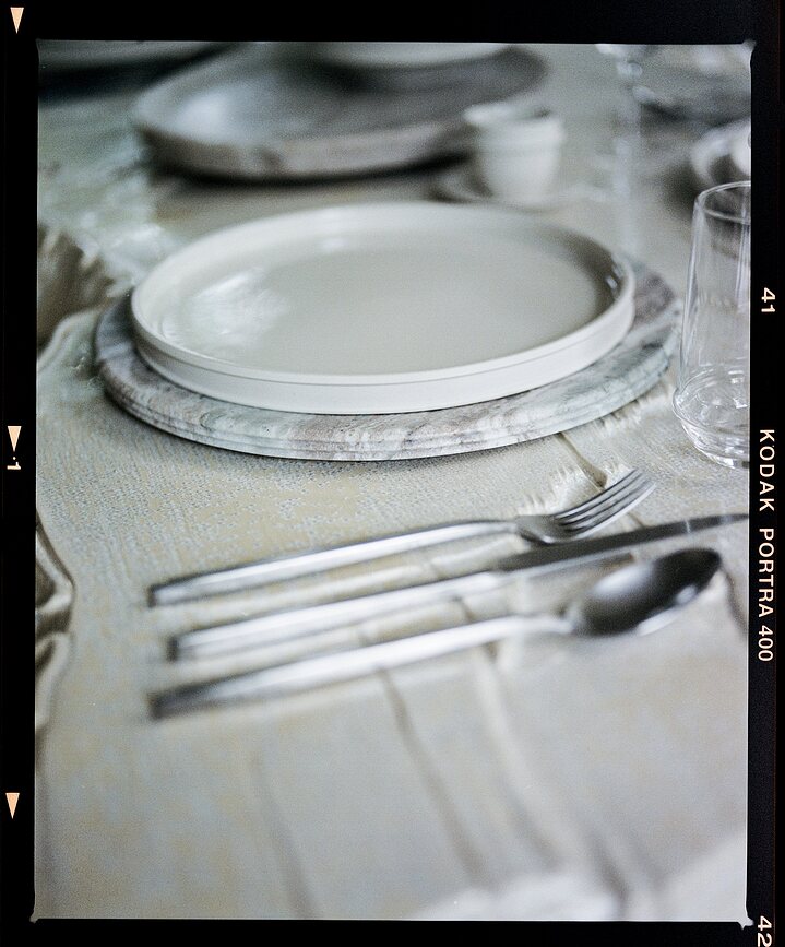 Dune Assiettes Plates, 28 cm, marron, Lot de 2