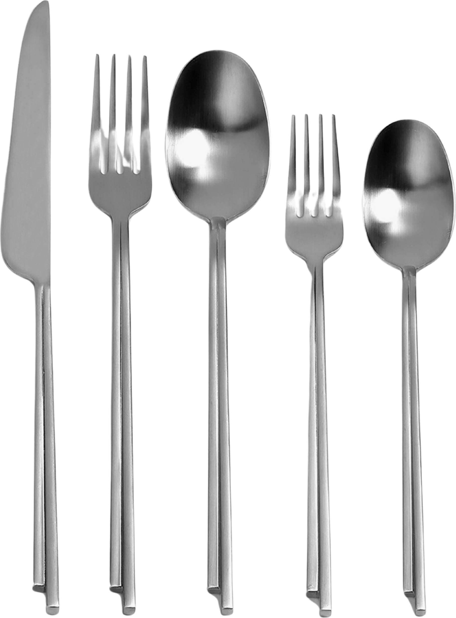 Dune Besteck-Set, Edelstahl, 5-teilig