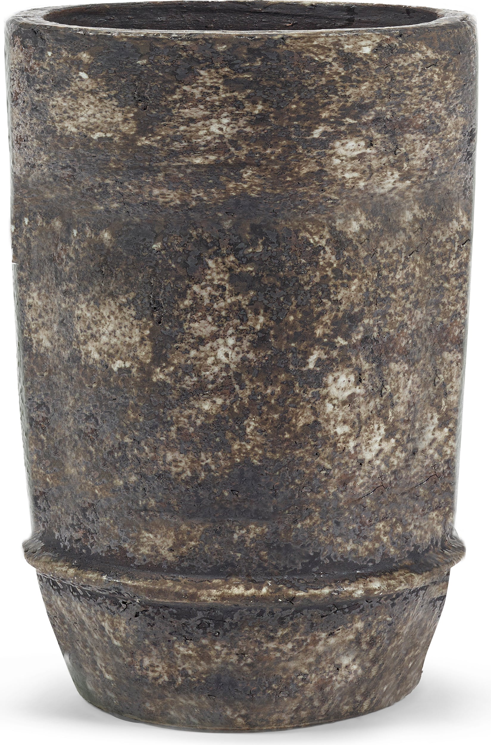 Balkon-Pflanztöpfe Dune Blumentopf 38 Cm, Dunkelbraun