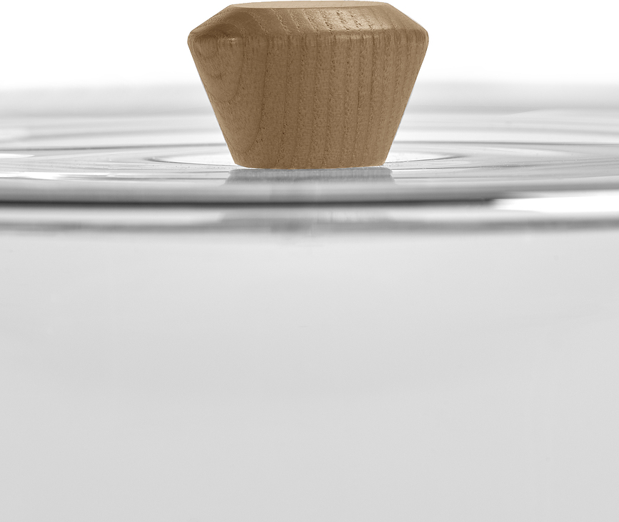 Dune Cloche pour présentoir, avec poignée, beige