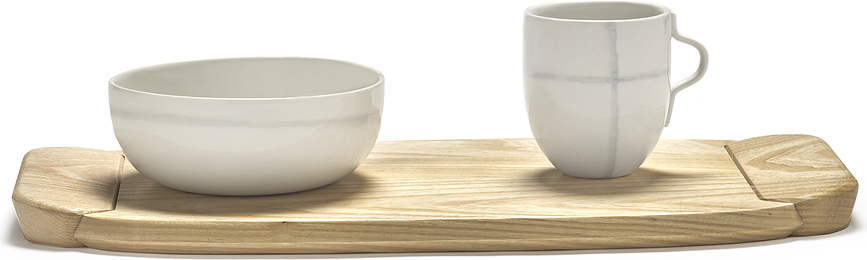 Dune Δίσκος Σερβιρίσματος, 46,5 cm, μαύρη φλαμουριά