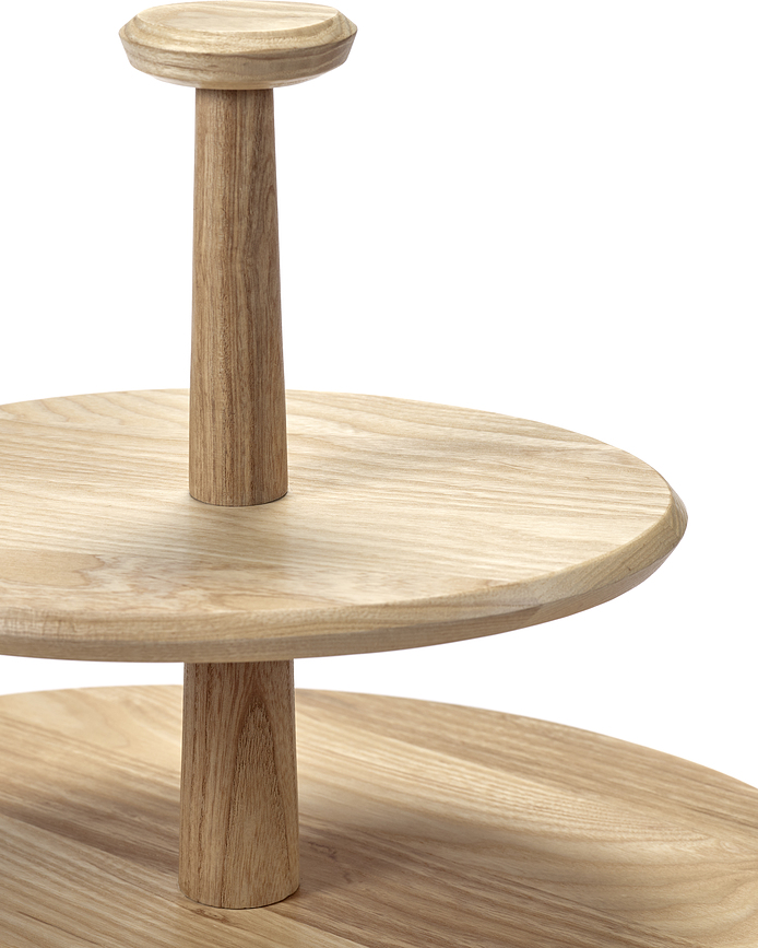 Dune Etažer dvorazinski crni jasen