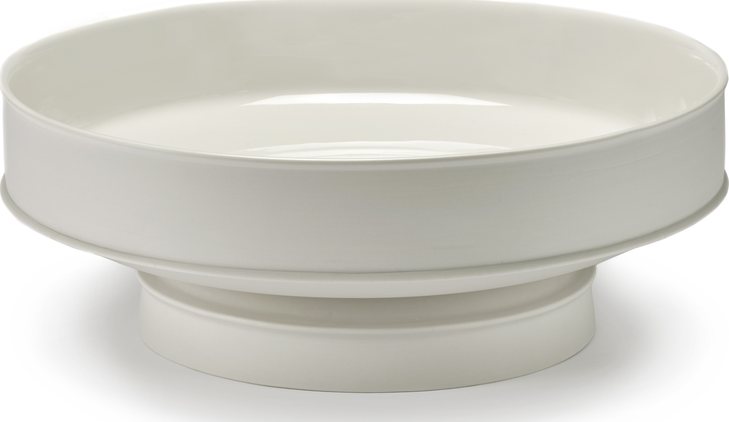 Snackschüssel Dune Hohe Schale 41 Cm, Weiß