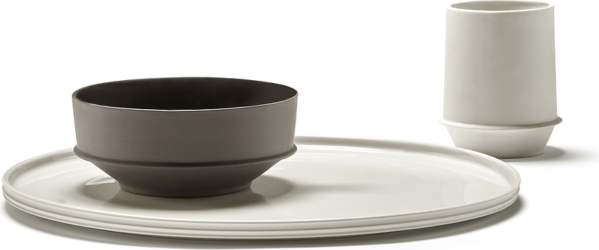 Dune Jedilni krožnik, 33 cm, rjav