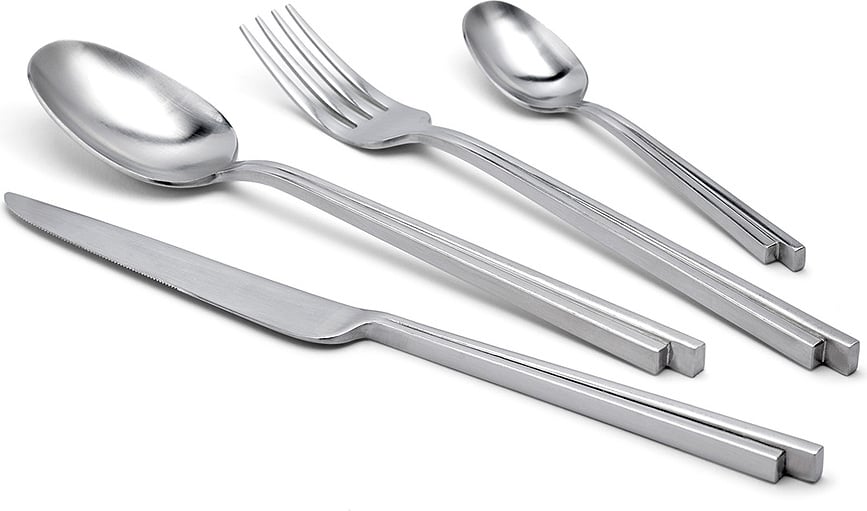 Dune Set jedilnega pribora, črn, 24 kosov