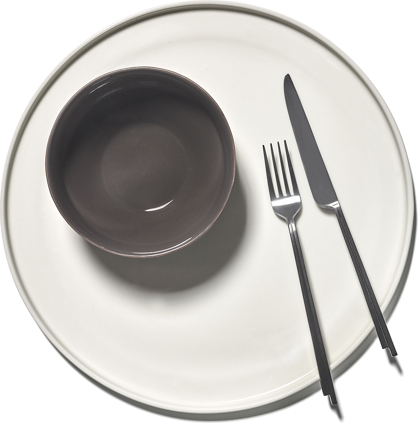 Dune Πιάτο Φαγητού, 33 cm, καφέ