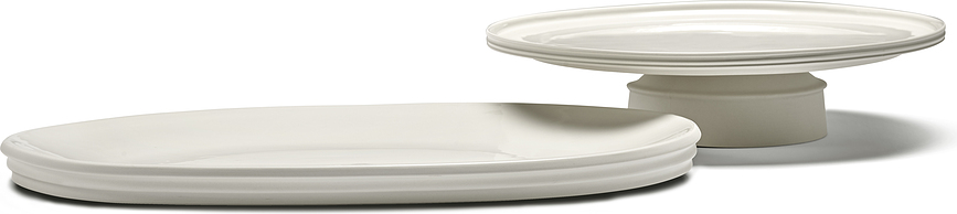 Dune Pladanj za posluživanje ovalni 46 cm smeđi