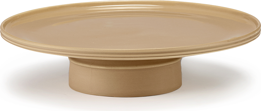 Dune Plat de Présentation 33 cm, orange, en porcelaine