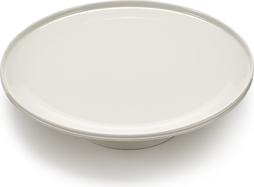 Dune Plat de Présentation 33 cm, en porcelaine, blanc
