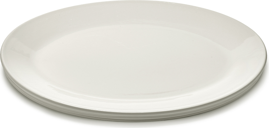 Dune Plat de Service ovale, 57 cm, brun
