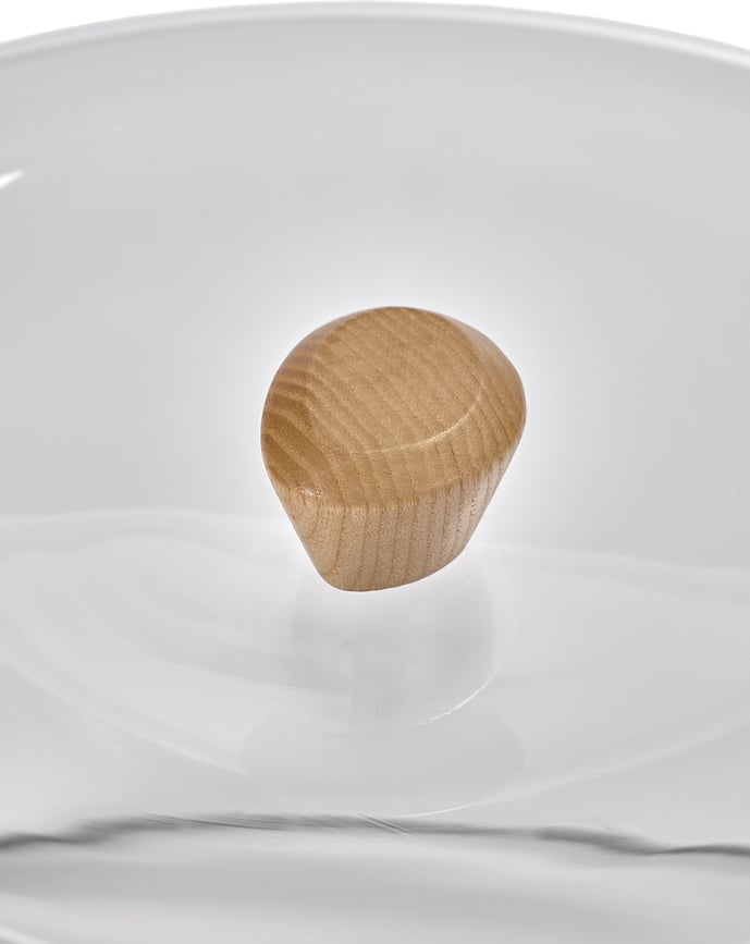 Dune Pokrov za pladenj, s črnim ročajem