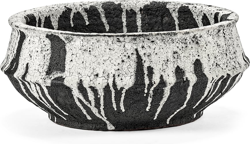 Dune Posuda 31 cm bijelo-crna