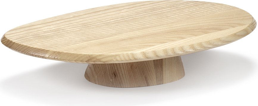 Dune Présentoir basse, 34 cm, en frêne naturel