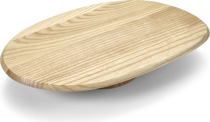 Dune Présentoir basse, 34 cm, en frêne naturel