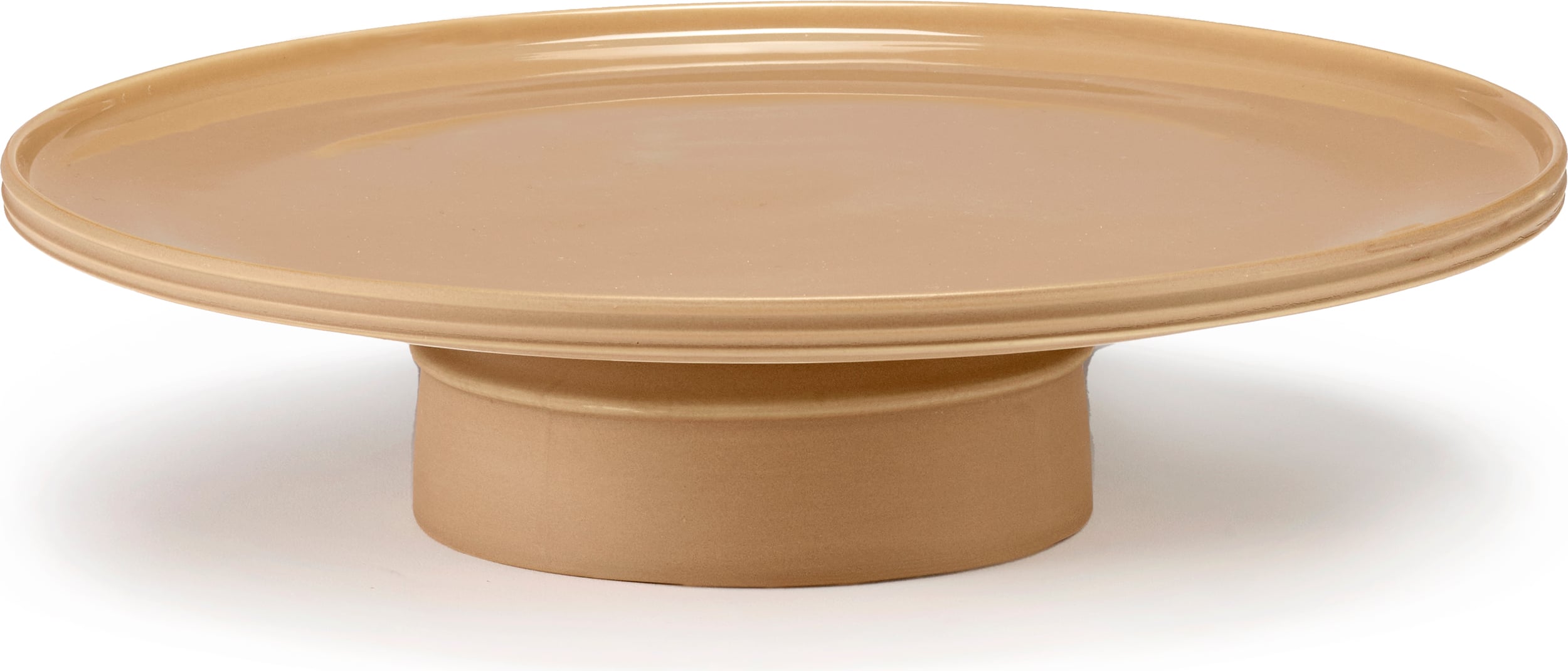 Etageren und Kuchenteller Dune Servierplatte 33 Cm, Orange, Porzellan