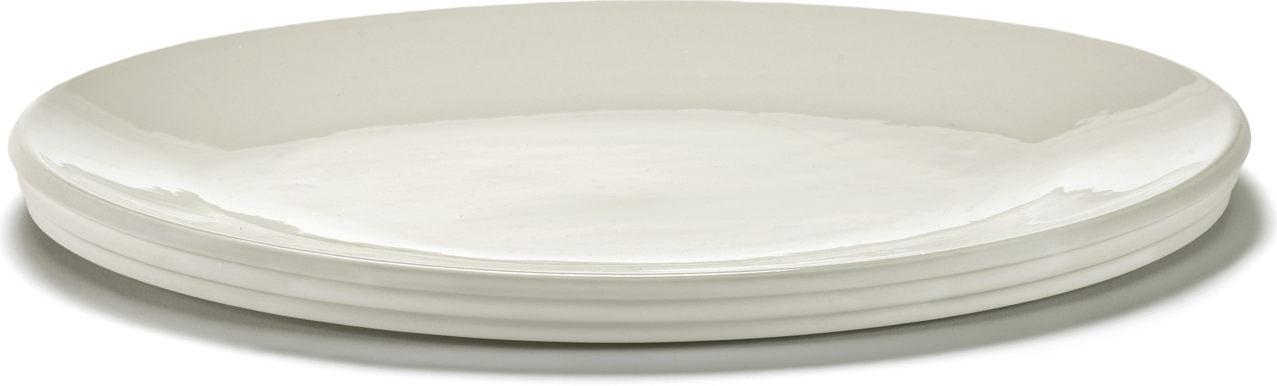 Dune Servierplatte oval 46 cm, weiß