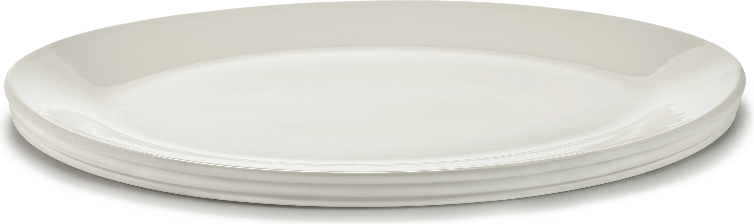 Dune Servierplatte oval 57 cm, weiß