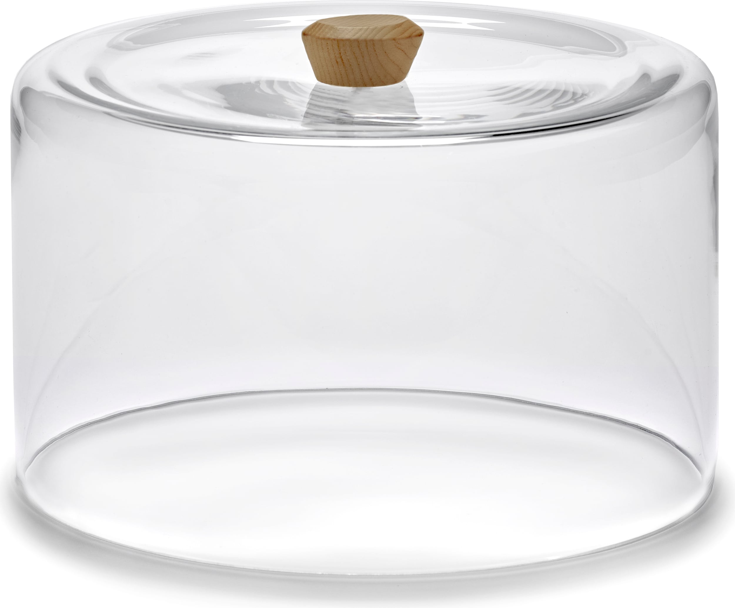 Etageren und Kuchenteller Dune Servierplattenhaube Mit Griff, Beige