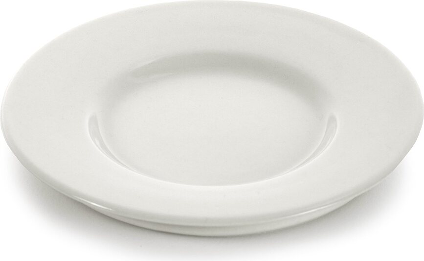 Dune Soucoupes pour tasses à café, 13,5 cm, blanches, Lot de 2