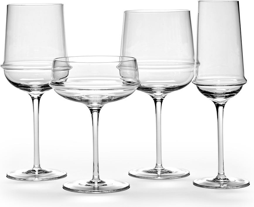Dune Verres à vin blanc, 420 ml, Lot de 4