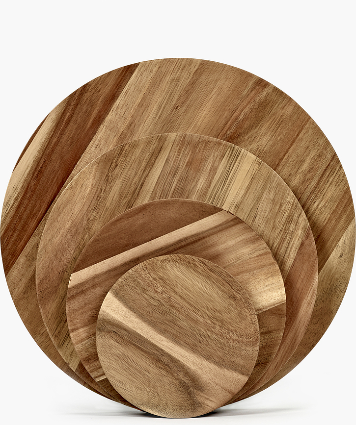 Dunes Plat de Service en bois d'acacia, XL