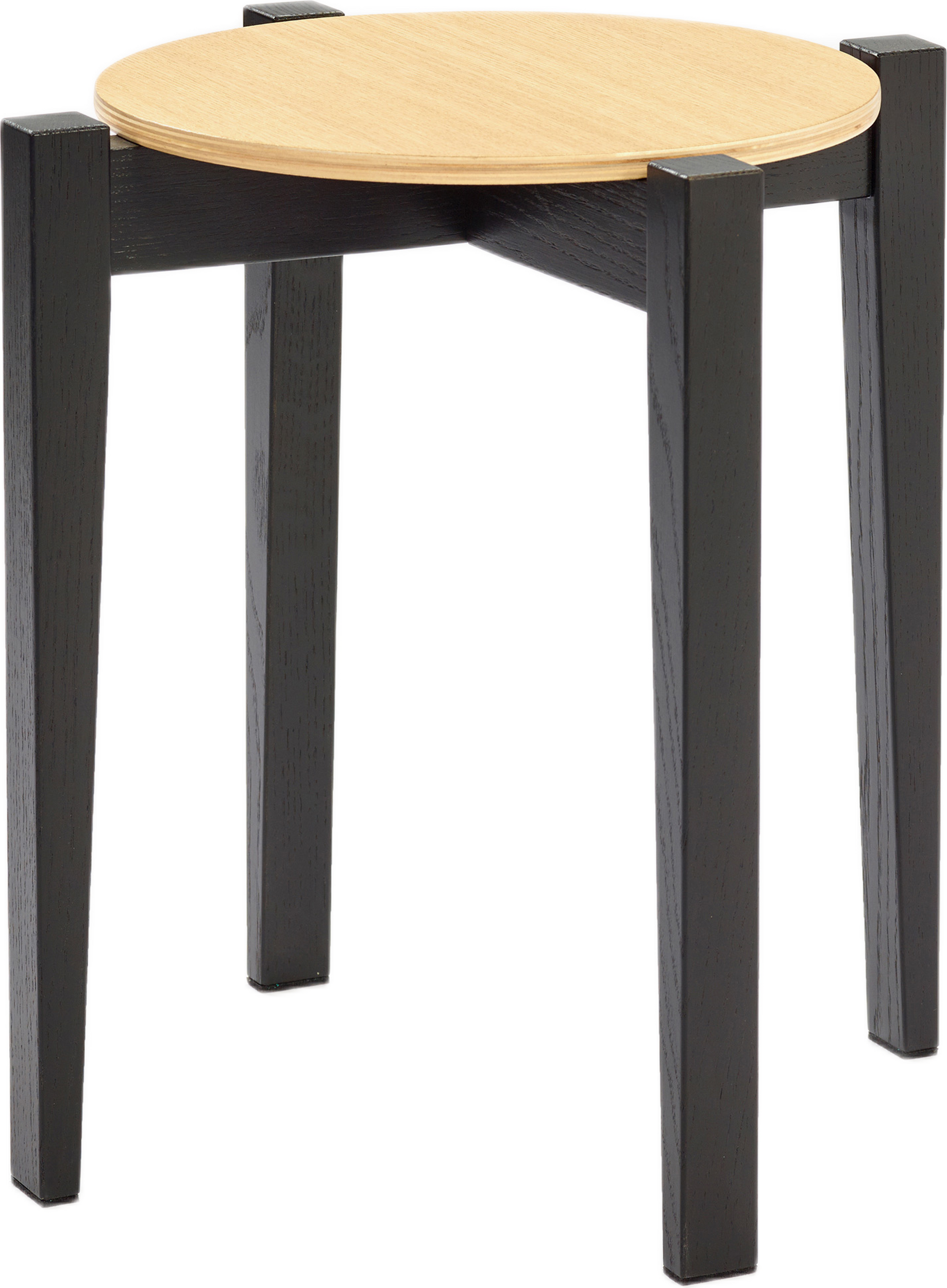 Elois Hocker 46 cm, Buchen- und Eichenholz