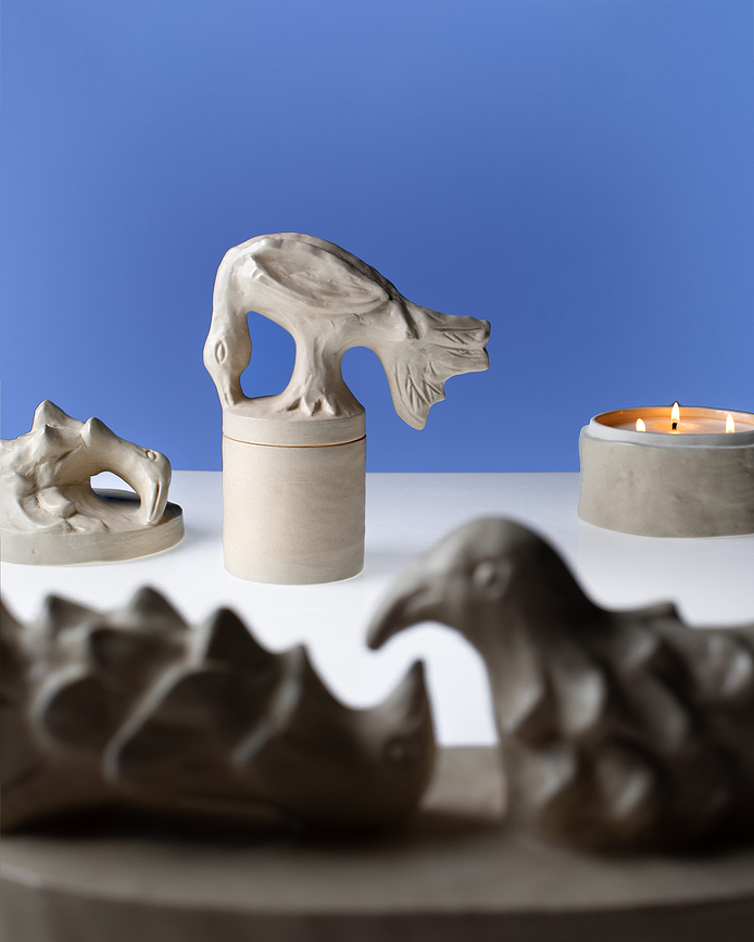 Porte-Bougie Parfumée, 17 cm