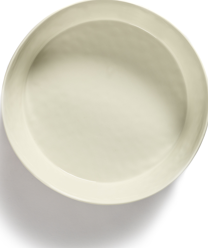 Ensaladera Feast, 28,5 cm, blanca y roja