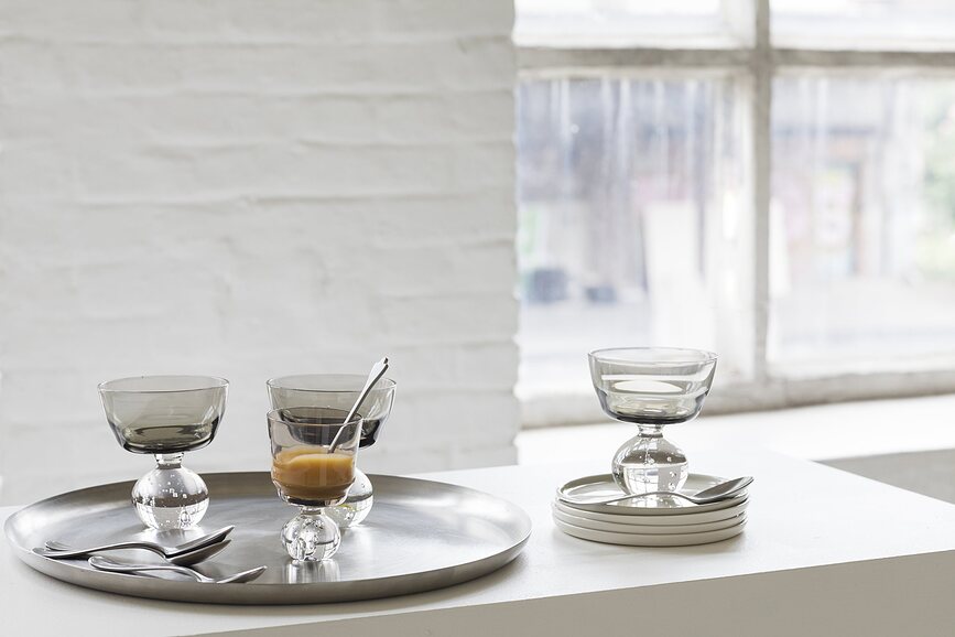 Eternal Snow Čaše 170 ml sive 6 kom.