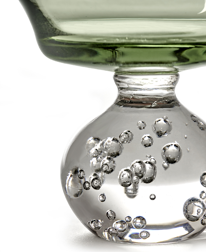 Eternal Snow Verres à Pied 170 ml, gris, Lot de 6