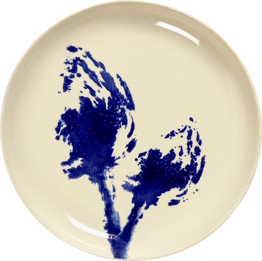 Farfurie Feast Artichoke, pentru mic dejun, 19 cm, alb-albastru