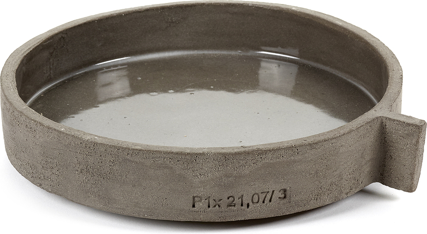 Farfurie pentru servire FCK, 24,5 cm, maro