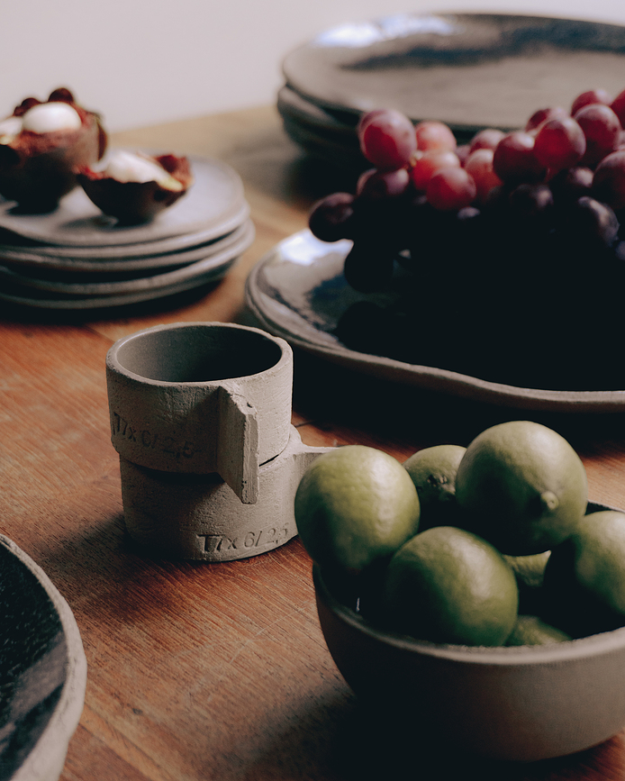 FCK Assiette à Déjeuner, 20 cm, marron