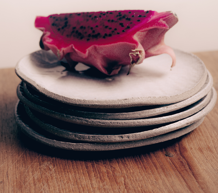 FCK Desertni Krožnik, 14 cm, bel