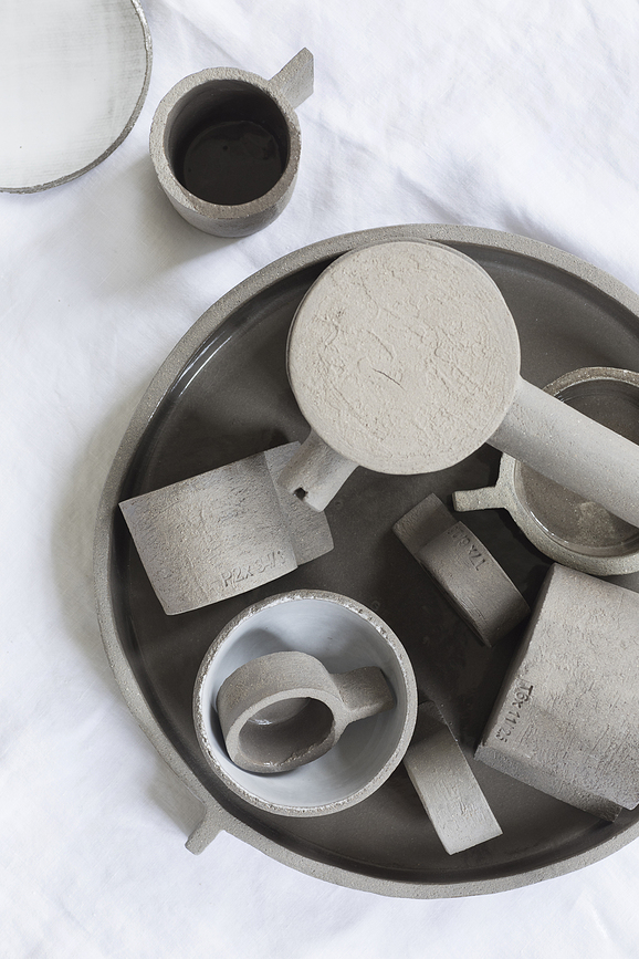 FCK Servirni krožnik, 24,5 cm, rjav