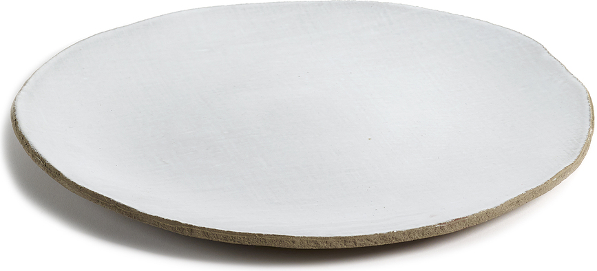 FCK Plat de Service 40 cm, blanc