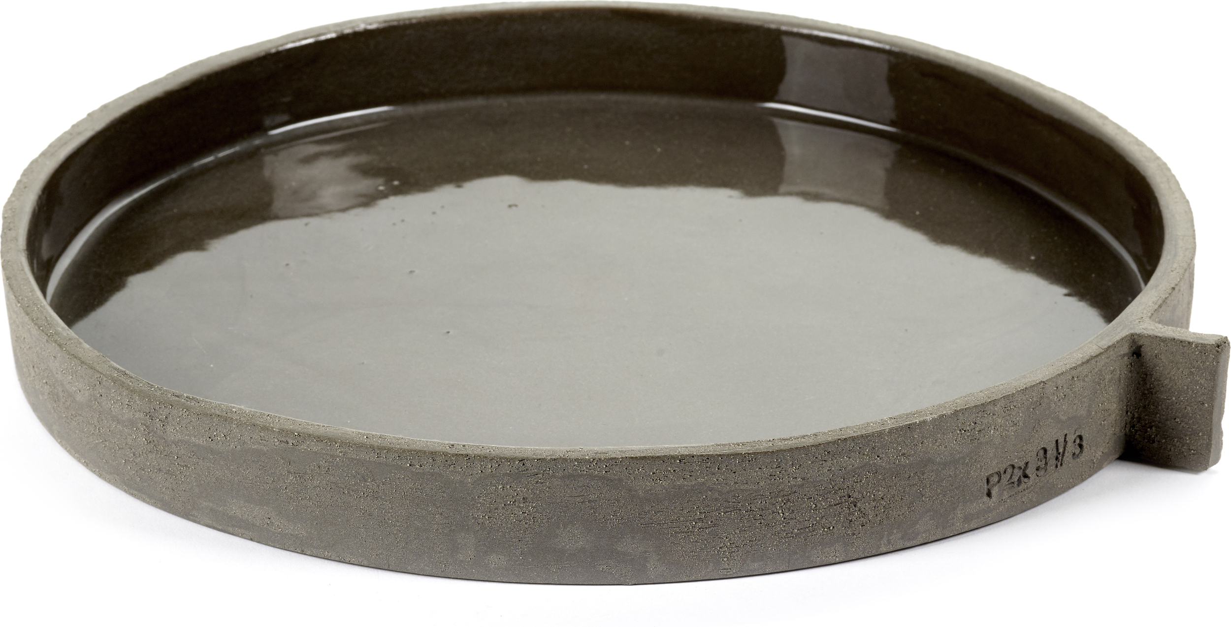 Snackteller Fck Servierplatte 36, 5 Cm, Braun