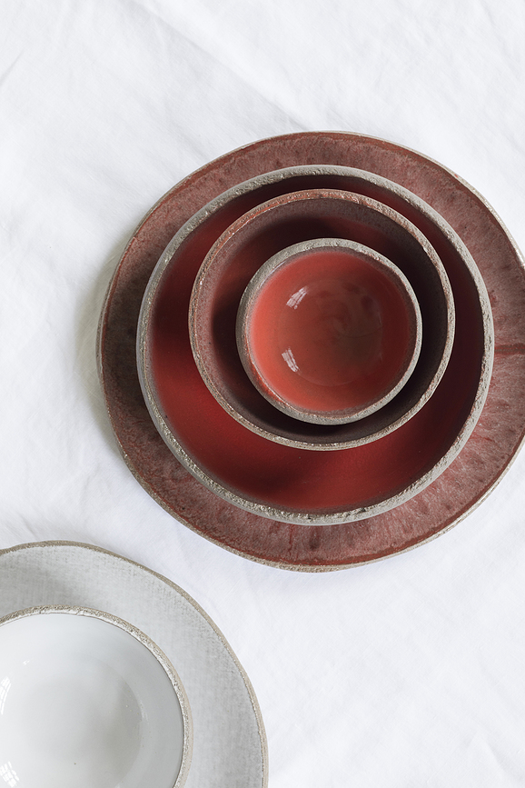 FCK Skleda, 600 ml, rjavo-rdeča