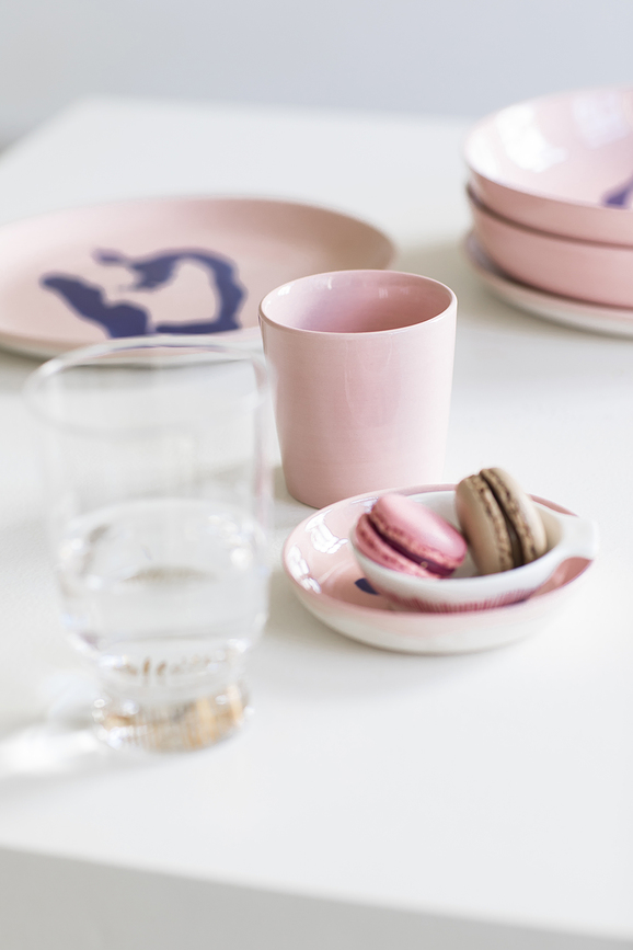 Feast Pepper Assiette Creuse, 22 cm, rose et bleue