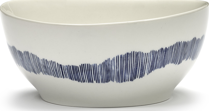 Feast Bols 16 cm, blancs et bleus, Lot de 4