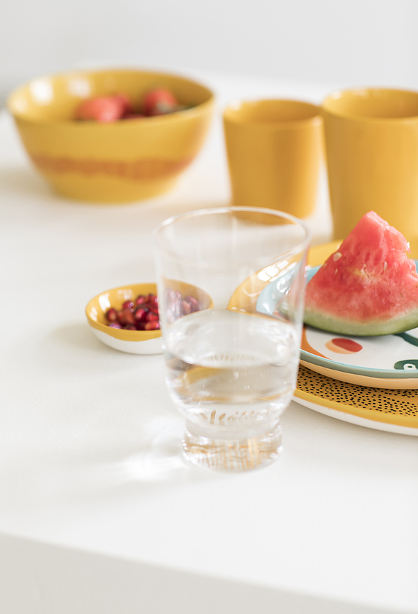 Feast Bols 16 cm, roses et bleus, Lot de 4