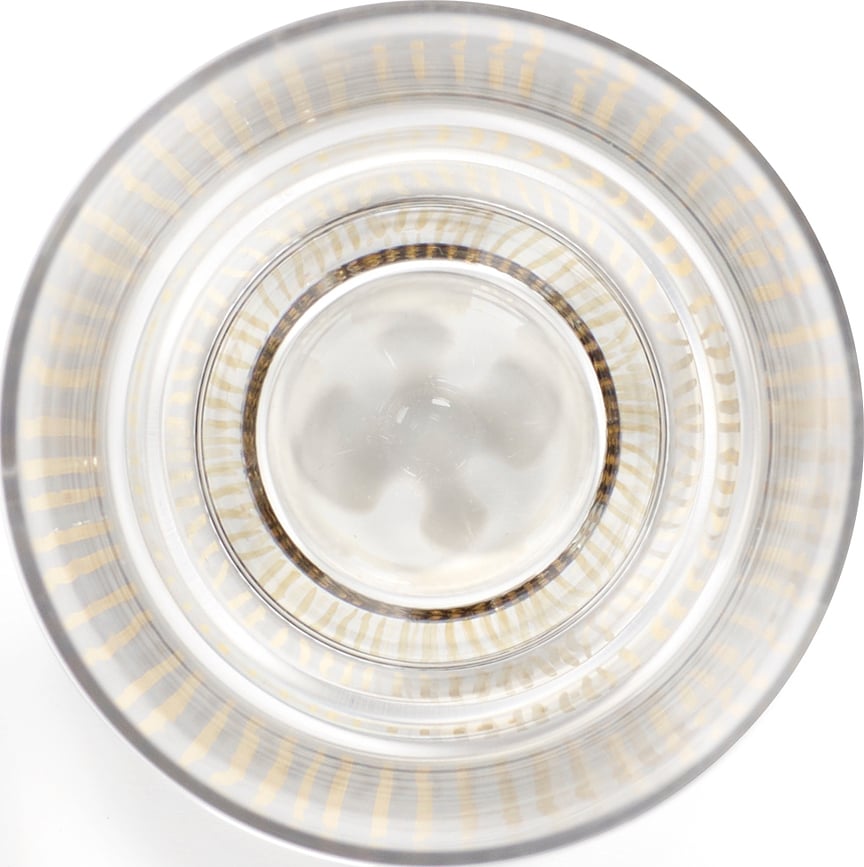 Feast Čaše 330 ml zlatne 4 kom.