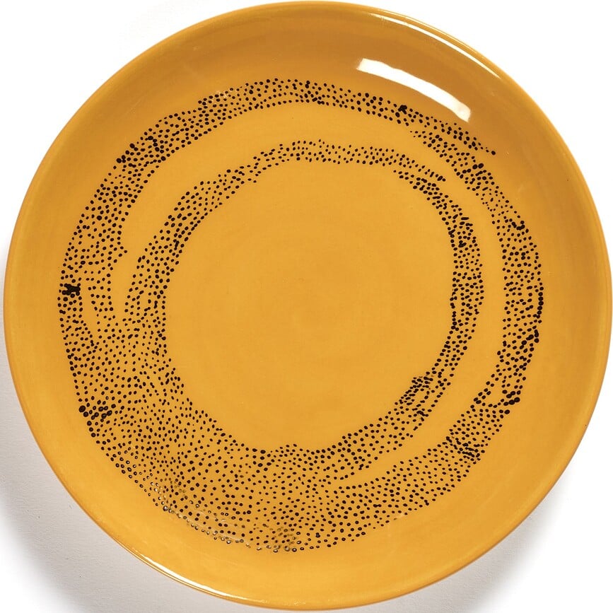 Feast Desertni Tanjuri 16 cm žuti na točkice 4 kom.