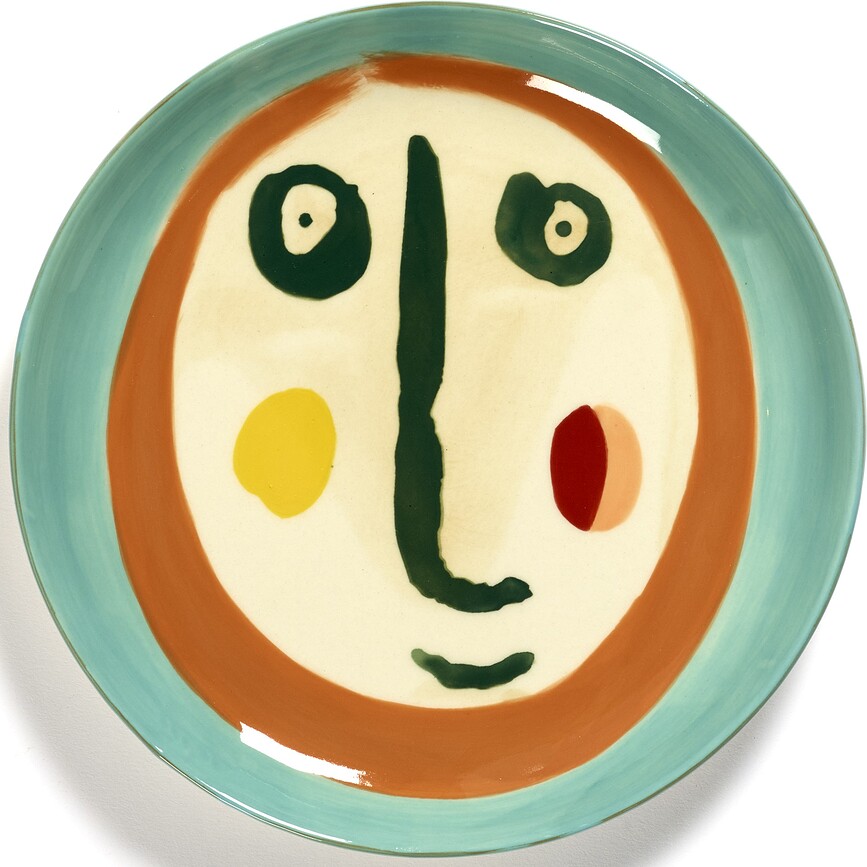 Feast Face 2 Krožniki za zajtrk, 19 cm, 2 kosa